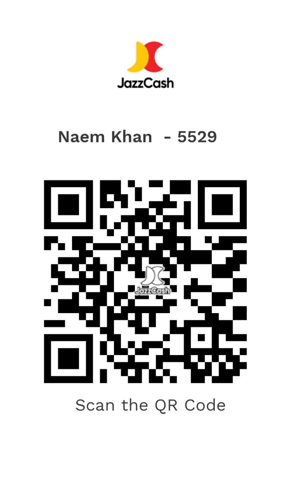 JazzCash QR Code